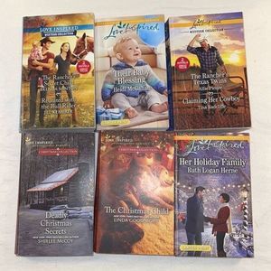 Books - Lot of 6 Love Inspired Romance Novels‎
